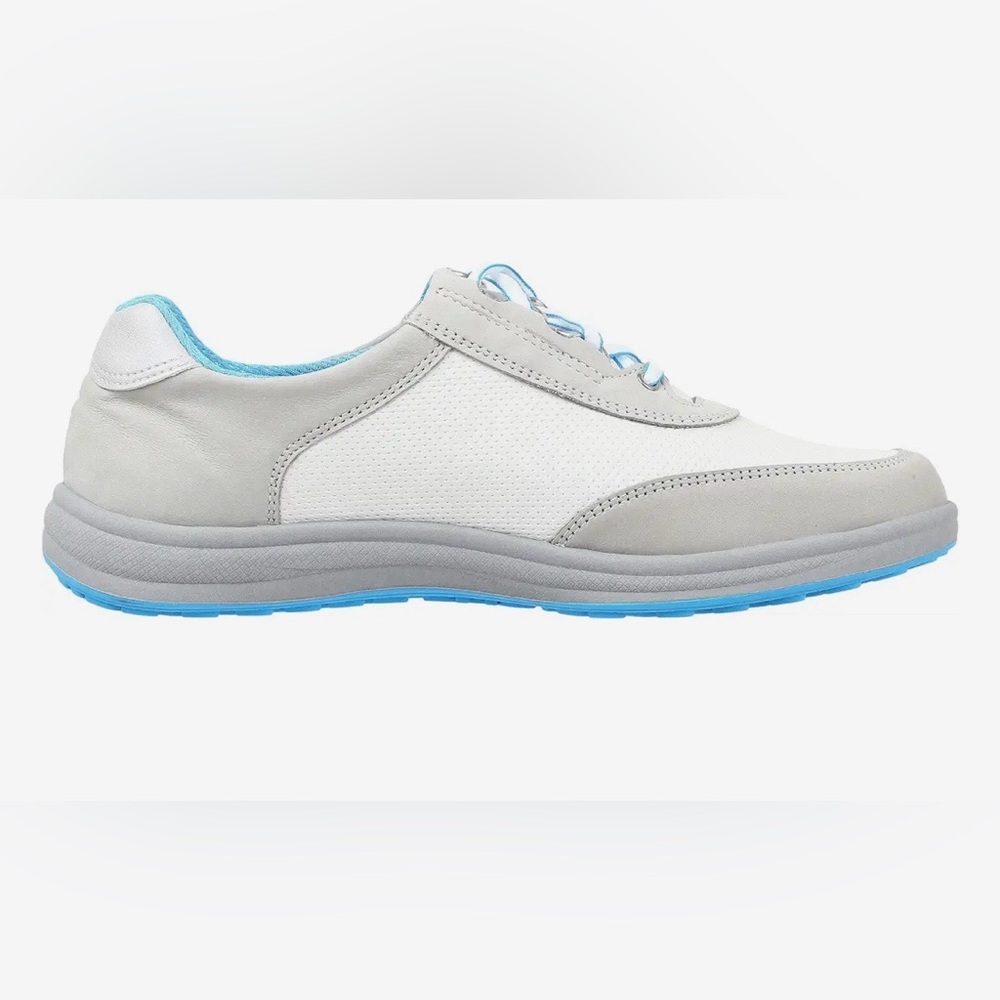 SAS Sporty Sneakers Walking Shoes 5M Light Gray/Grayish White - Picture 2 of 11